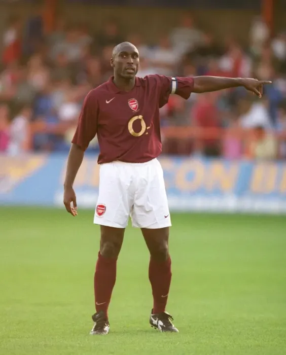 Framed Print : Sol Campbell (Arsenal). Arsenal Reserves 5: 2 Leicester City Reserves