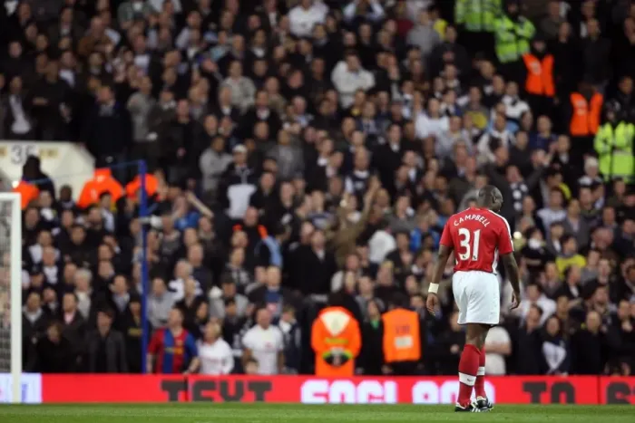 Framed Print : Sol Campbell (Arsenal). Tottenham Hotspur 2: 1 Arsenal. Barclays Premier League