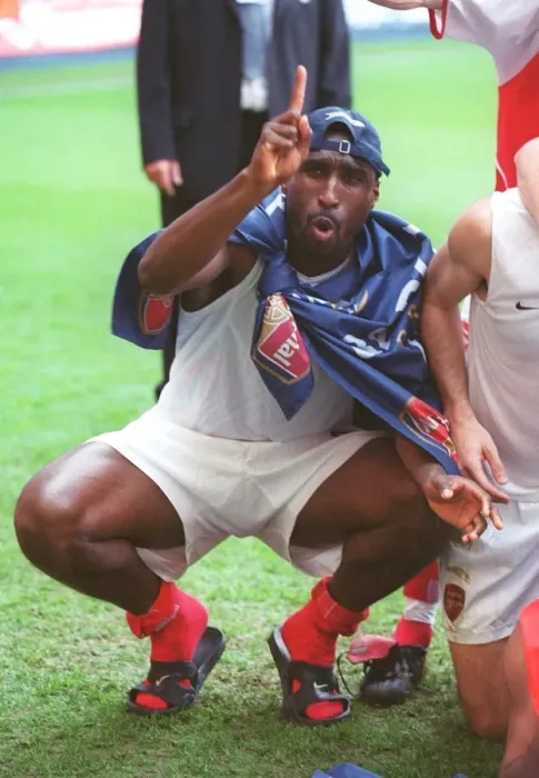 Framed Print : Sol Campbell's Triumph: Arsenal Clinch the Premier League Title at White Hart Lane (2004) Framed Print : Sol Campbell's Triumph: Arsenal Clinch the Premier League Title at White Hart Lane (2004)