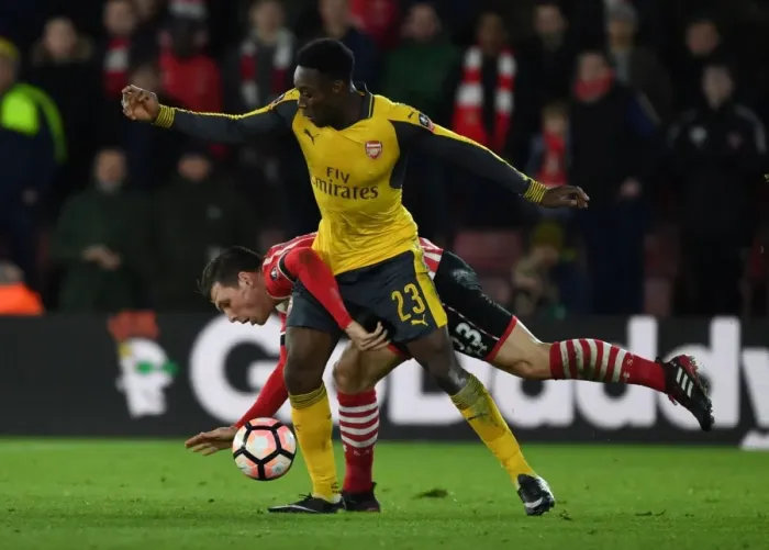 Framed Print : Southampton vs. Arsenal: FA Cup Clash - Welbeck vs. Hojbjerg Framed Print : Southampton vs. Arsenal: FA Cup Clash - Welbeck vs. Hojbjerg