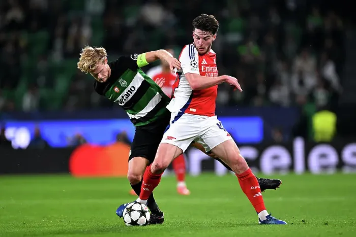 Framed Print : Sporting Clube de Portugal v Arsenal FC - UEFA Champions League 2024 / 25 League Phase MD5 Framed Print : Sporting Clube de Portugal v Arsenal FC - UEFA Champions League 2024 / 25 League Phase MD5