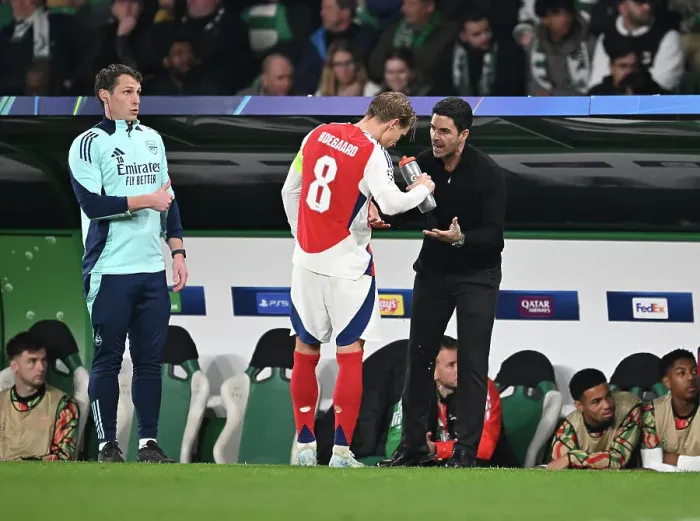 Framed Print : Sporting Clube de Portugal v Arsenal FC - UEFA Champions League 2024 / 25 League Phase MD5 Framed Print : Sporting Clube de Portugal v Arsenal FC - UEFA Champions League 2024 / 25 League Phase MD5