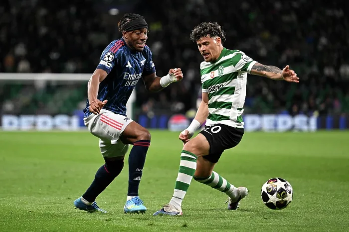 Framed Print : Sporting Clube de Portugal v Arsenal FC - UEFA Champions League 2025 / 26 Quarter-Final First Leg Framed Print : Sporting Clube de Portugal v Arsenal FC - UEFA Champions League 2025 / 26 Quarter-Final First Leg