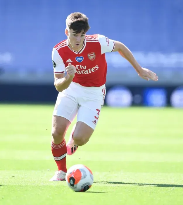 Framed Print : Empty Stadium: Kieran Tierney of Arsenal at Brighton's American Express Community Stadium, Premier League 2019-2020 Framed Print : Empty Stadium: Kieran Tierney of Arsenal at Brighton's American Express Community Stadium, Premier League 2019-2020