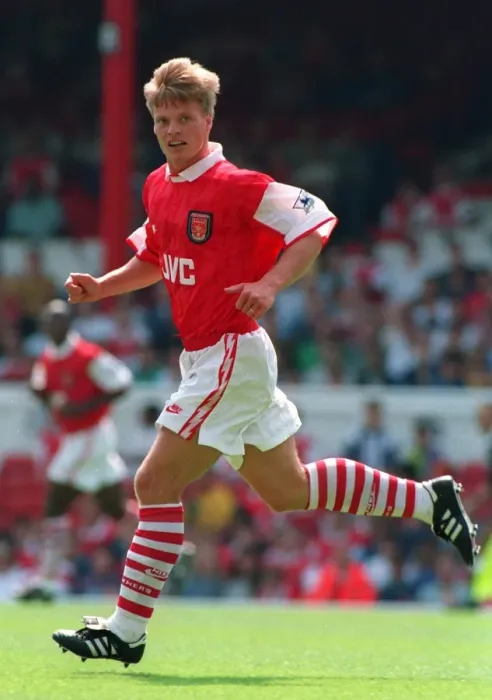 Framed Print : Stefan Schwarz: Arsenal Football Club Star Framed Print : Stefan Schwarz: Arsenal Football Club Star