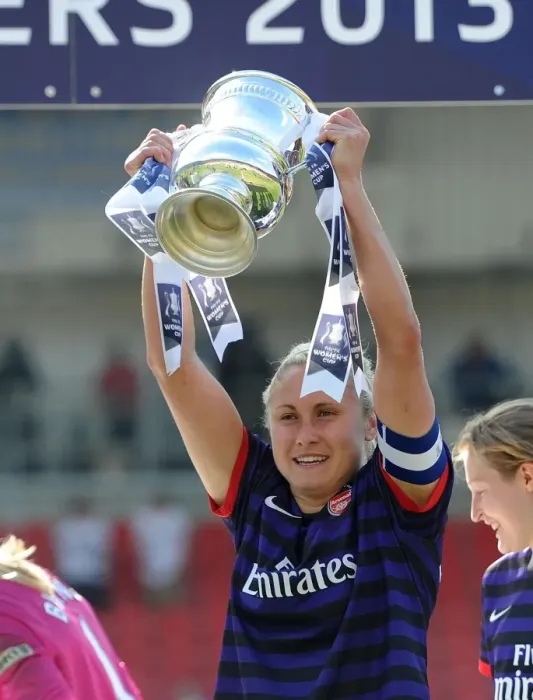 Framed Print : Steph Houghton: Arsenal Ladies FA Cup Triumph Framed Print : Steph Houghton: Arsenal Ladies FA Cup Triumph