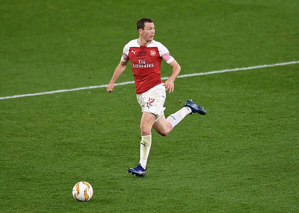 Stephan Lichtsteiner in Action: Arsenal vs Sporting CP, UEFA Europa League 2018-19