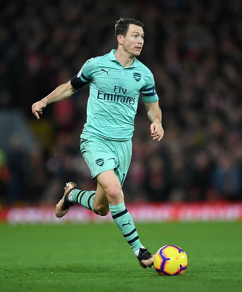 Stephan Lichtsteiner in Action: Liverpool vs Arsenal, Premier League 2018-19