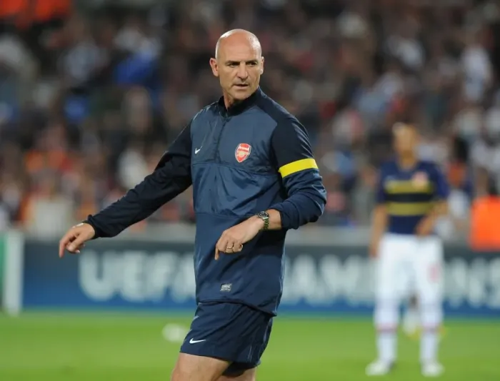 Framed Print : Steve Bould: Arsenal Assistant Manager Ahead of Montpellier Clash (Montpellier v Arsenal 2012-13) Framed Print : Steve Bould: Arsenal Assistant Manager Ahead of Montpellier Clash (Montpellier v Arsenal 2012-13)