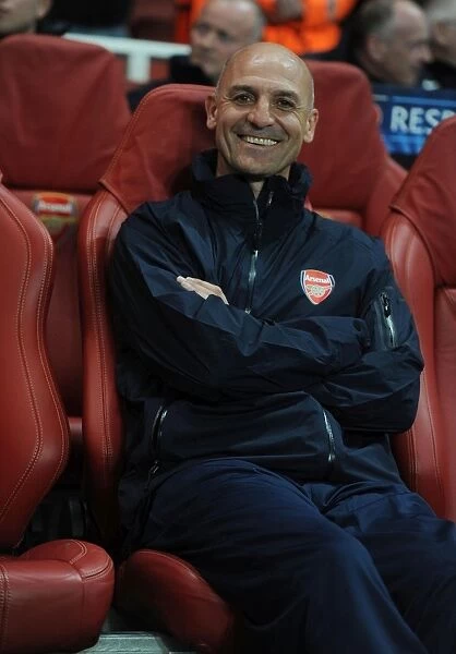 Steve Bould: Arsenal Assistant Manager Before Arsenal FC vs Olympiacos FC, UEFA Champions League (2012)