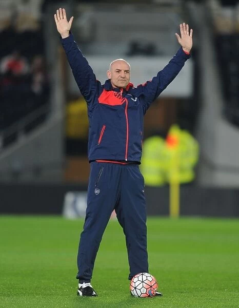 Steve Bould at FA Cup Replay: Arsenal Assistant Manager's Intense Focus at Hull City