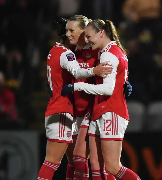 Framed Print : Stina Blackstenius Scores First Goal: Arsenal Women Triumph Over Liverpool Women in FA Women's Super League Framed Print : Stina Blackstenius Scores First Goal: Arsenal Women Triumph Over Liverpool Women in FA Women's Super League