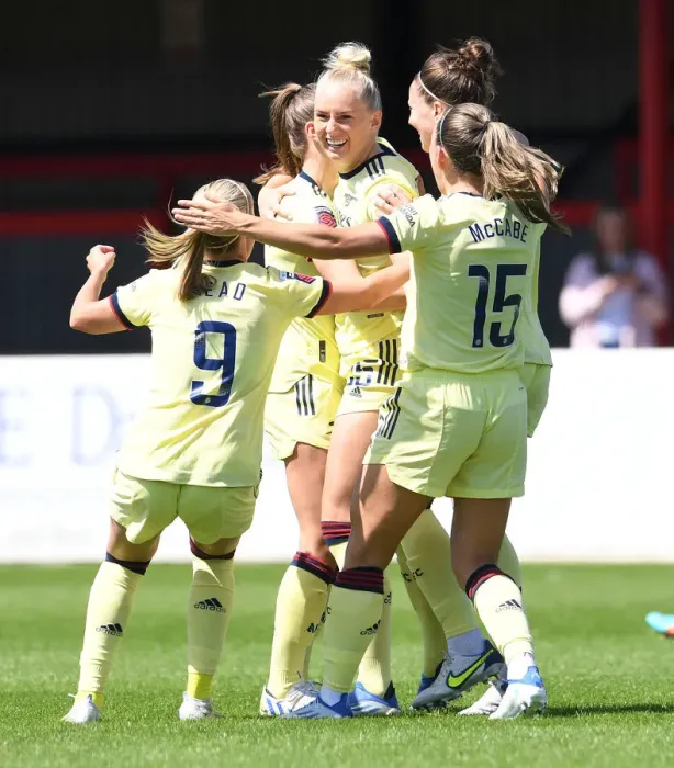 Framed Print : Stina Blackstenius Scores First Goal: Arsenal Women Triumph Over West Ham United Women in FA WSL Clash Framed Print : Stina Blackstenius Scores First Goal: Arsenal Women Triumph Over West Ham United Women in FA WSL Clash