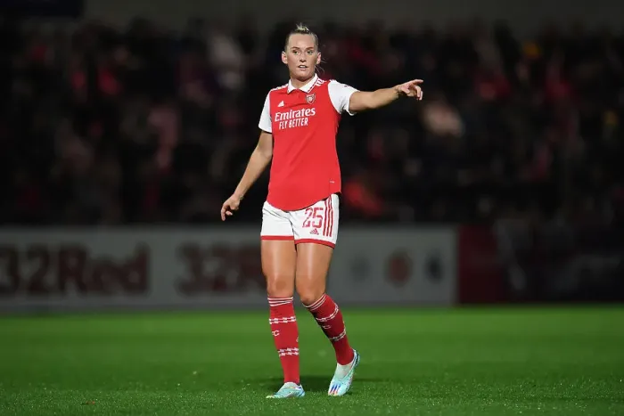Framed Print : Stina Blackstenius Star Performance: Arsenal Women Outshine West Ham United in FA WSL Clash