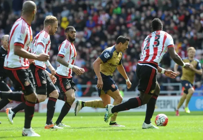 Framed Print : Sunderland v Arsenal - Premier League