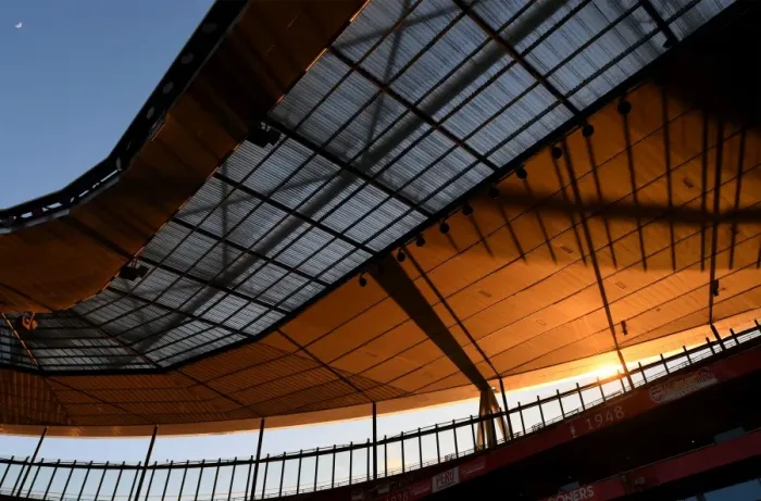 Framed Print : Sunset at Emirates: Arsenal vs Östersunds FK, UEFA Europa League Framed Print : Sunset at Emirates: Arsenal vs Östersunds FK, UEFA Europa League