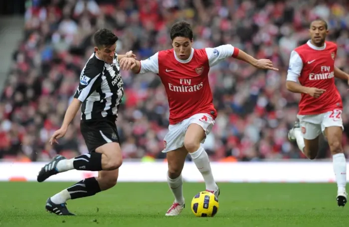 Framed Print : Surprise Win at Emirates: Nasri vs. Barton - Newcastle's 1-0 Triumph over Arsenal (2010-11 Barclays Premier League) Framed Print : Surprise Win at Emirates: Nasri vs. Barton - Newcastle's 1-0 Triumph over Arsenal (2010-11 Barclays Premier League)
