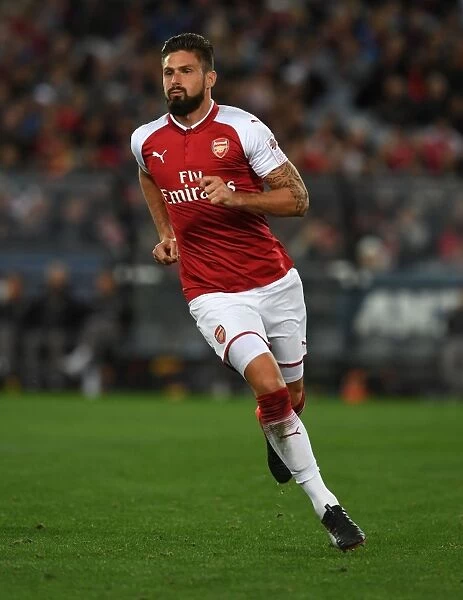 SYDNEY, AUSTRALIA - JULY 15: Olivier Giroud of Arsenal during the match between the Western Sydney Wanderers