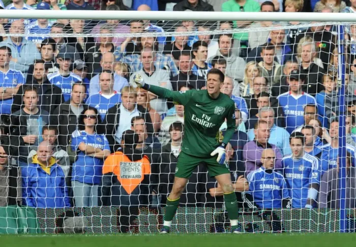 Framed Print : Szczesny's Unforgettable Night: Arsenal's 5-3 Victory Over Chelsea in the Premier League Framed Print : Szczesny's Unforgettable Night: Arsenal's 5-3 Victory Over Chelsea in the Premier League