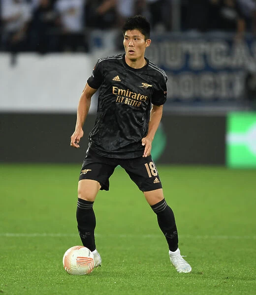 Takehiro Tomiyasu in Action: Arsenal vs FC Zurich, Europa League 2022-23