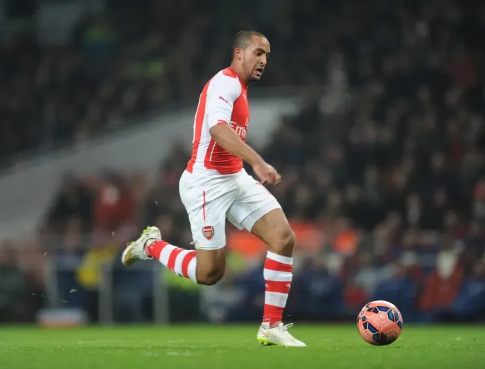 Framed Print : Theo Walcott in Action for Arsenal against Hull City - FA Cup 2014-15