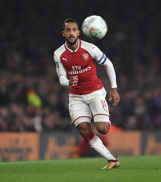 Theo Walcott in Action: Arsenal vs. West Ham United, Carabao Cup Quarterfinal