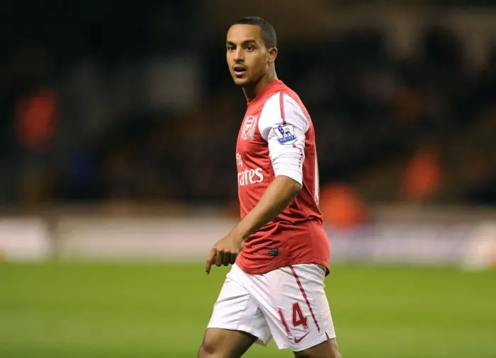 Framed Print : Theo Walcott in Action: Arsenal vs. Wolverhampton Wanderers, Premier League 2011-12 Framed Print : Theo Walcott in Action: Arsenal vs. Wolverhampton Wanderers, Premier League 2011-12