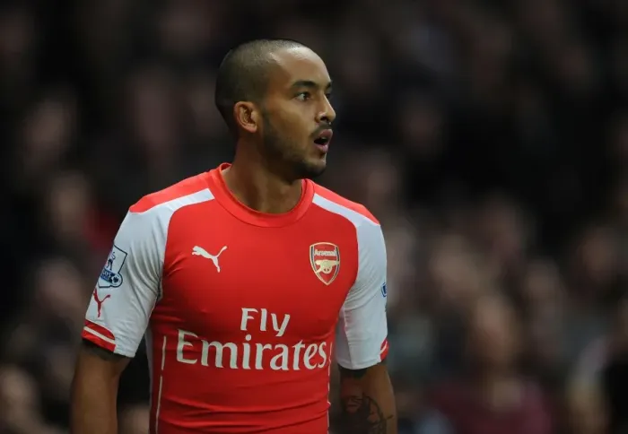 Framed Print : Theo Walcott in Action: Arsenal vs Burnley, Premier League 2014 / 15 Framed Print : Theo Walcott in Action: Arsenal vs Burnley, Premier League 2014 / 15