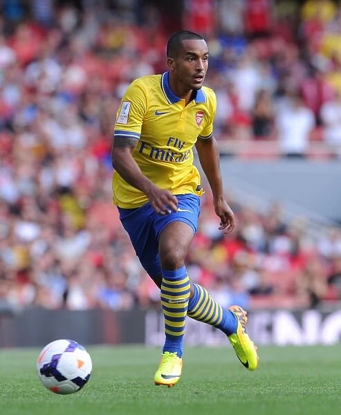 Theo Walcott in Action: Arsenal vs Napoli, Emirates Cup 2013