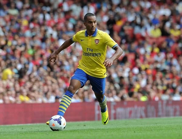 Theo Walcott in Action: Arsenal vs Napoli, Emirates Cup 2013