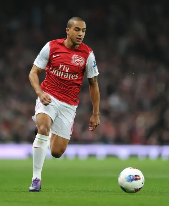 Framed Print : Theo Walcott in Action: Arsenal vs Newcastle United, Premier League 2011-12