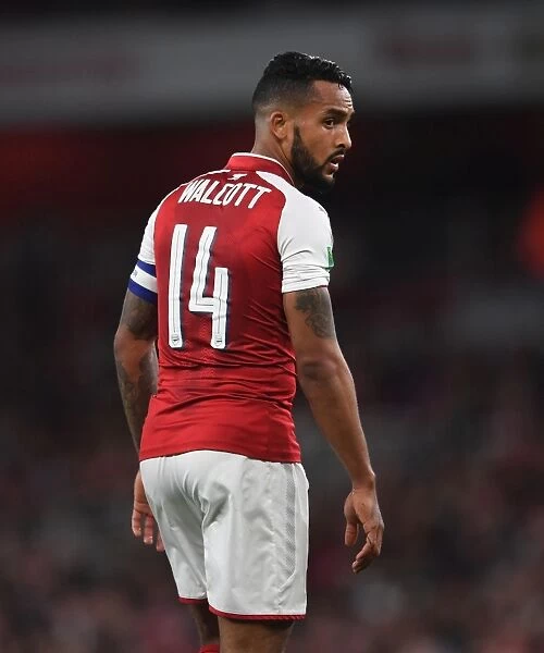 Theo Walcott in Action: Arsenal vs Norwich City, Carabao Cup Fourth Round, 2017-18