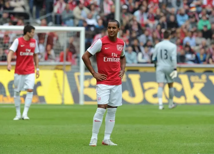 Framed Print : Theo Walcott in Action: Cologne vs Arsenal Pre-Season Friendly, 2011 Framed Print : Theo Walcott in Action: Cologne vs Arsenal Pre-Season Friendly, 2011