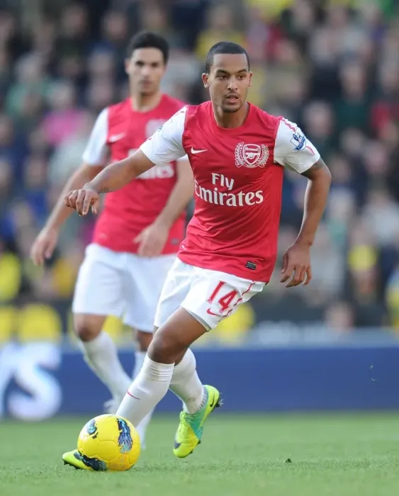 Framed Print : Theo Walcott in Action: Norwich City vs Arsenal, Premier League 2011-12 Framed Print : Theo Walcott in Action: Norwich City vs Arsenal, Premier League 2011-12