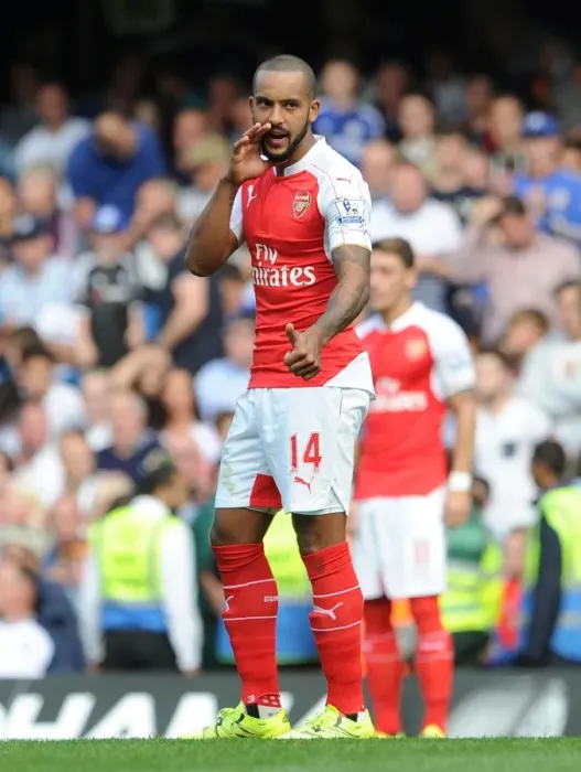 Framed Print : Theo Walcott in Action: Premier League 2015-16 - Arsenal vs. Chelsea Framed Print : Theo Walcott in Action: Premier League 2015-16 - Arsenal vs. Chelsea