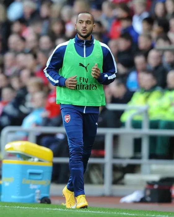 Framed Print : Theo Walcott in Action: Sunderland vs. Arsenal, Premier League 2014 / 15