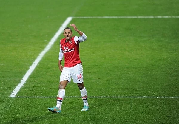 Theo Walcott (Arsenal). Arsenal 0: 2 Manchester City. Barclays Premier League. Emirates Stadium