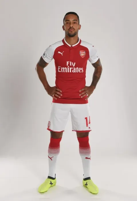 Framed Print : Theo Walcott at Arsenal Football Club 2017-18 Team Photocall Framed Print : Theo Walcott at Arsenal Football Club 2017-18 Team Photocall