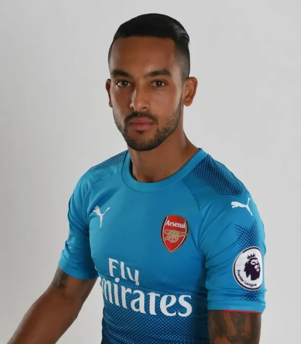 Framed Print : Theo Walcott at Arsenal Football Club 2017-18 Team Photocall Framed Print : Theo Walcott at Arsenal Football Club 2017-18 Team Photocall