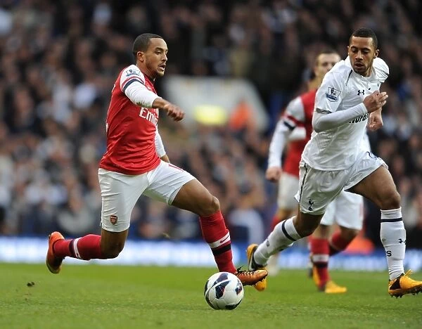 Theo Walcott (Arsenal) Mousa Dembele (Tottenham). Tottenham Hotspur 2:1 Arsenal