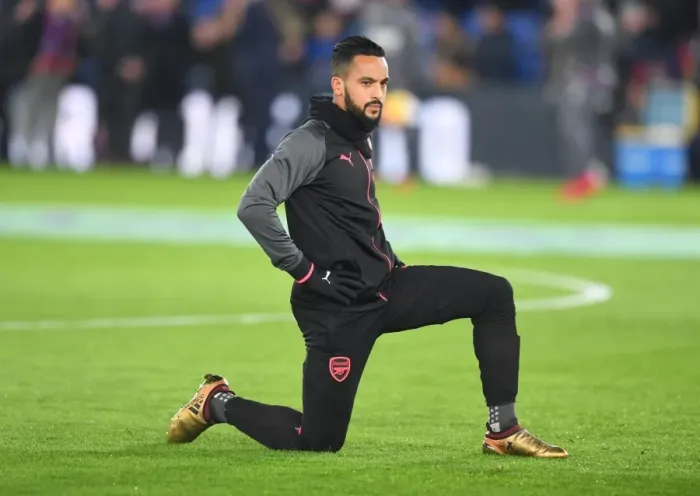 Framed Print : Theo Walcott: Arsenal Star Ready for Crystal Palace Clash (2017-18)