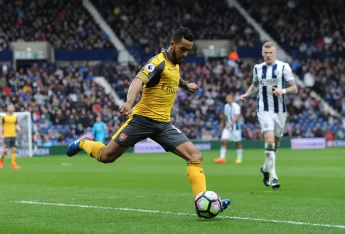 Framed Print : Theo Walcott (Arsenal). West Bromwich Albion 3: 1 Arsenal. Premier League. The Hawthorns Framed Print : Theo Walcott (Arsenal). West Bromwich Albion 3: 1 Arsenal. Premier League. The Hawthorns