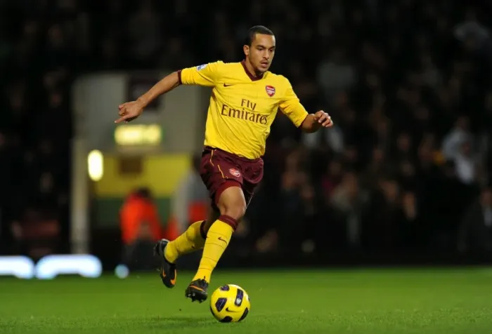 Framed Print : Theo Walcott (Arsenal). West Ham United 0: 3 Arsenal. Barclays Premier League