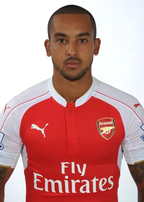 Framed Print : Theo Walcott at Arsenal's 2015-16 First Team Photocall