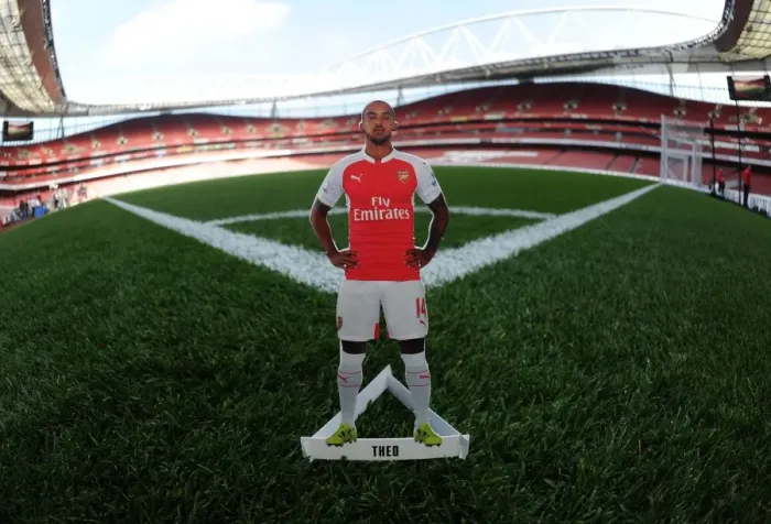 Framed Print : Theo Walcott: Arsenal's Top Scorer Gears Up for Arsenal vs Manchester United (2015 / 16) Framed Print : Theo Walcott: Arsenal's Top Scorer Gears Up for Arsenal vs Manchester United (2015 / 16)