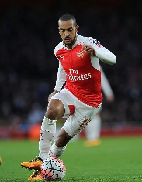 Theo Walcott in FA Cup Action: Arsenal vs Burnley (2016) - Emirates Stadium