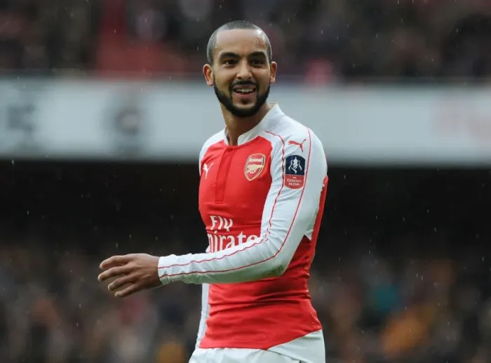 Framed Print : Theo Walcott in FA Cup Action: Arsenal vs Hull City