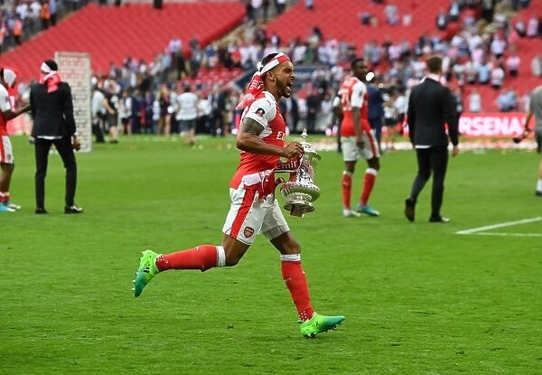 Theo Walcott Lifts the FA Cup: Arsenal's Triumph over Chelsea (2017)