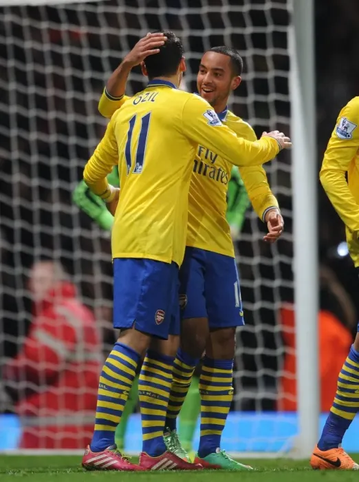 Framed Print : Theo Walcott and Mesut Ozil's Stunning Goals: West Ham United vs. Arsenal (2013-14) Framed Print : Theo Walcott and Mesut Ozil's Stunning Goals: West Ham United vs. Arsenal (2013-14)