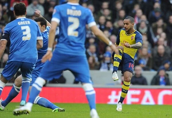Theo Walcott Scores First Goal: Arsenal Triumphs Over Brighton & Hove Albion in FA Cup Fourth Round